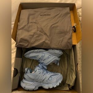 Balenciaga Sky Blue Athletic Shoes